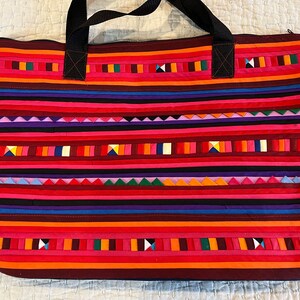 Purse handmade Vietnam colorful unused vintage