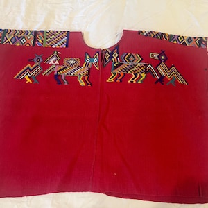Huipil Guatemala vintage Nebaj
