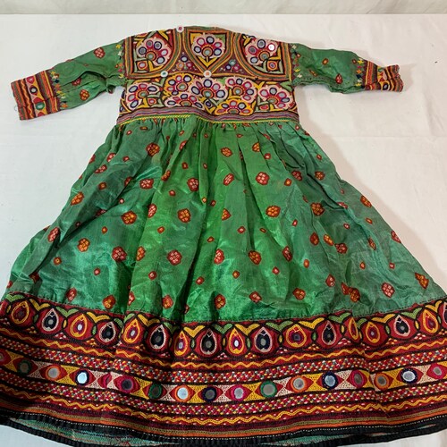 Gujarat India shops child vintage dress