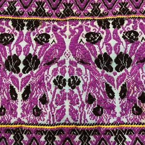 Guatemalan hand woven long textile vintage