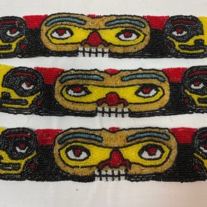 Beadwork folk art ethnic vintage