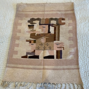 Ecuador Vintage Rug/tapestry Inca Design - Etsy