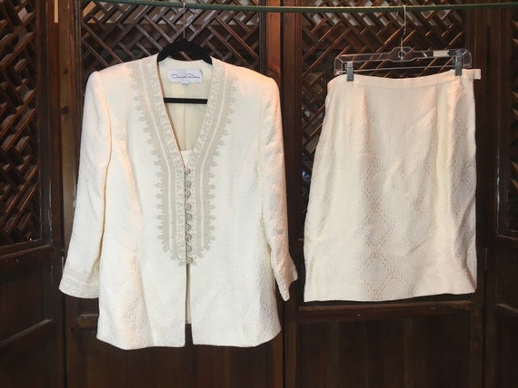 Oscar De La Renta mid century woman's suit - image 2