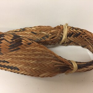 Amazon indigenous 1960's woven tipiti, a manioc squeezer image 6