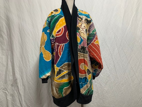 Japanese boys flag folk art coat