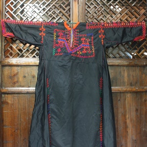Bedouin vintage Sinai hand embroidered Tribal Dress image 1