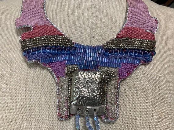 Beaded necklace handmade - image 2