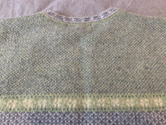 Sweater Scandinavian style M/L vintage hand knit - image 6