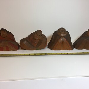 Japanese vintage wood carvings