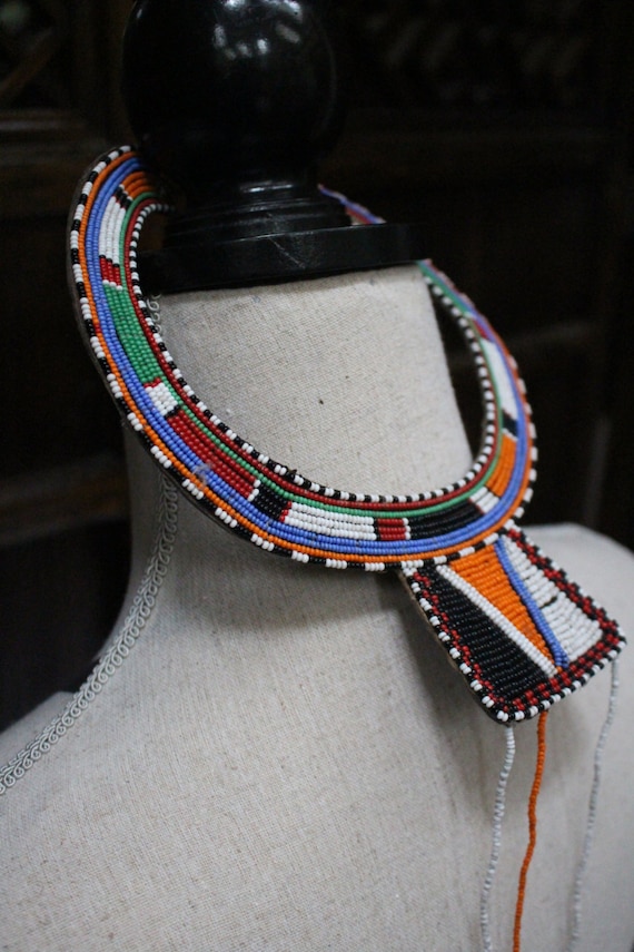 African Kenyan Masai Bridal Necklace