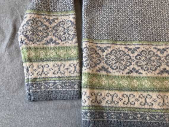 Sweater Scandinavian style M/L vintage hand knit - image 4