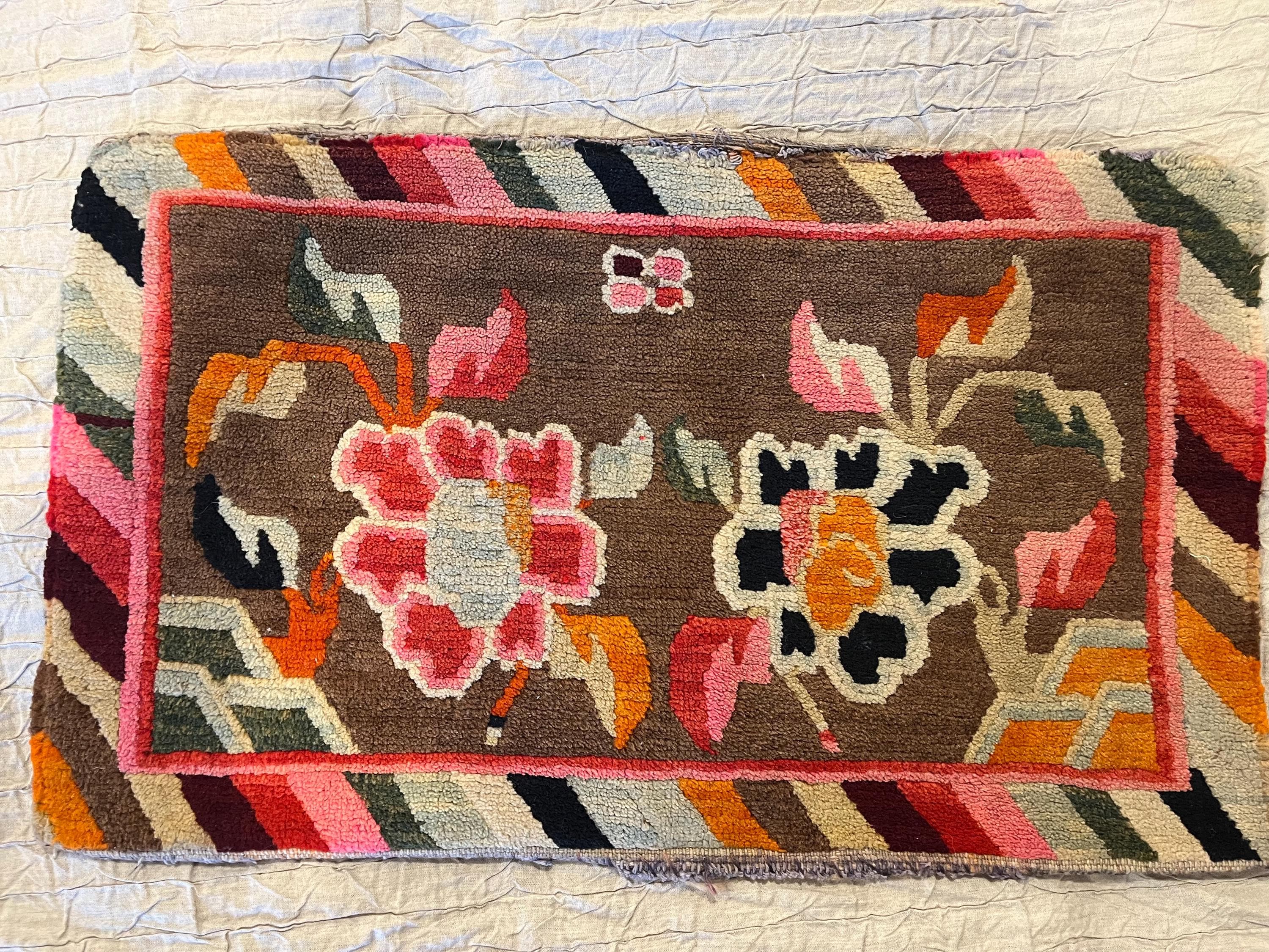 Antique Hooked Rug - Etsy
