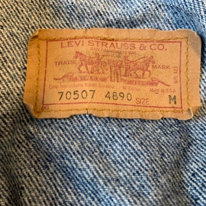 Levi Strauss L Jacket vintage with sequin decorations image 2