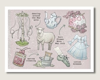 May Moon Magic aus "Kalender der Laune 2022" - Kunstdruck