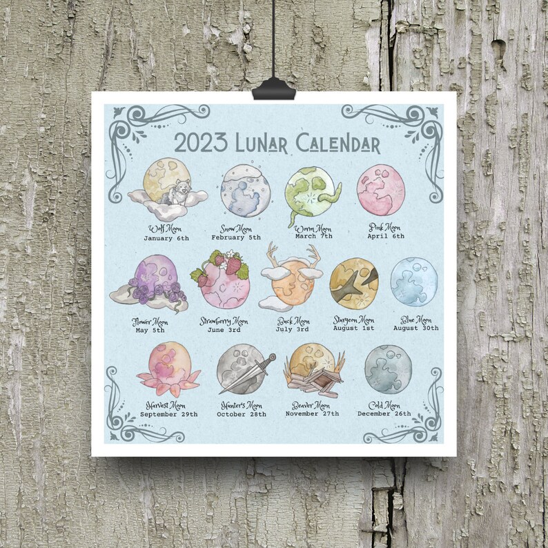 2023-full-moon-calendar-monthly-moon-names-etsy-uk