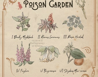 Impresión de Jardín Venenoso - Arte de pared