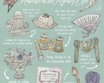 Romance in the Regency Era - Romantic Regency Wall Art