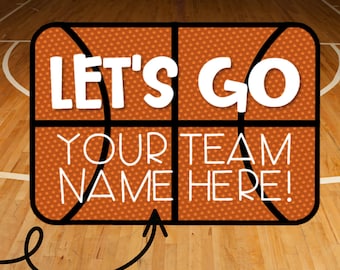 Custom Basketball Good Luck Snack Gift Tag Printable