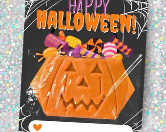 Happy Halloween Treat Tag Trick Or Treat Instant Download Printable