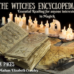 The Witches Encyclopedia RARE! 358 Pages of Essential Information For Anyone Interested in Magick Book Of Shadows Grimorie eBook Download