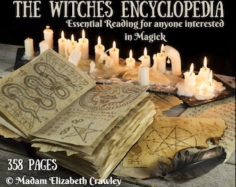 The Witches Encyclopedia RARE! 358 Pages of Essential Information For Anyone Interested in Magick Book Of Shadows Grimorie eBook Download