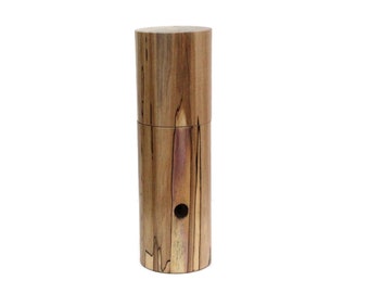 pepper mill 7 inch made from Spalted Maple of Quebec