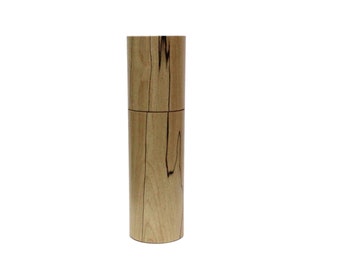 wooden salt and pepper mill. in Spalted Maple 8 inc. H