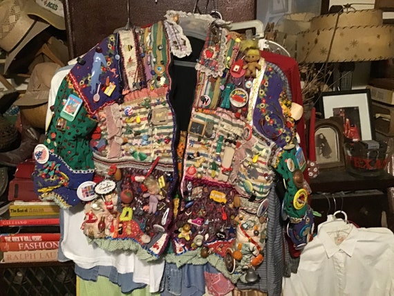 Fantastic Hand Decorated Quilt Coat sz 36