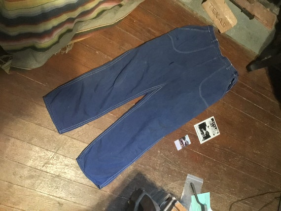50s Gals Side Zip Flannel Lined Jeans sz. 27”-28”