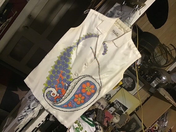 Alfred Shaheen 60s Silk Psyc Tunic