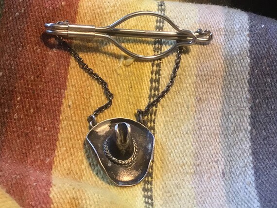 40s Cowboy Hat Tie Clip