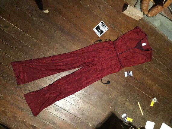 Super 70s Unused Disco Jumpsuit sz.9