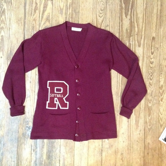 1950s Varsity Letter Sweater sz 36 in VG+ Cond.