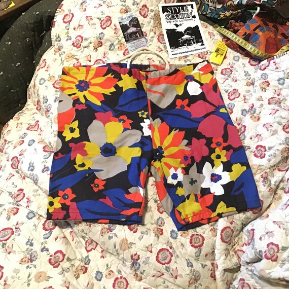 Unused 60s Campus Floral Swimsuit