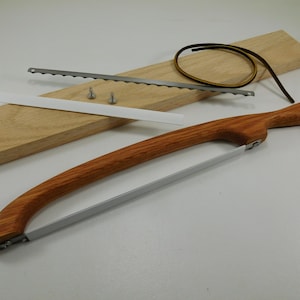 DIY faire votre propre couteau à pain/Kit de couteaux/Couteau à pain fait main/Couteau à pain en bois fait main/Couteau à pain avec archet violon/Blanc de travail du bois
