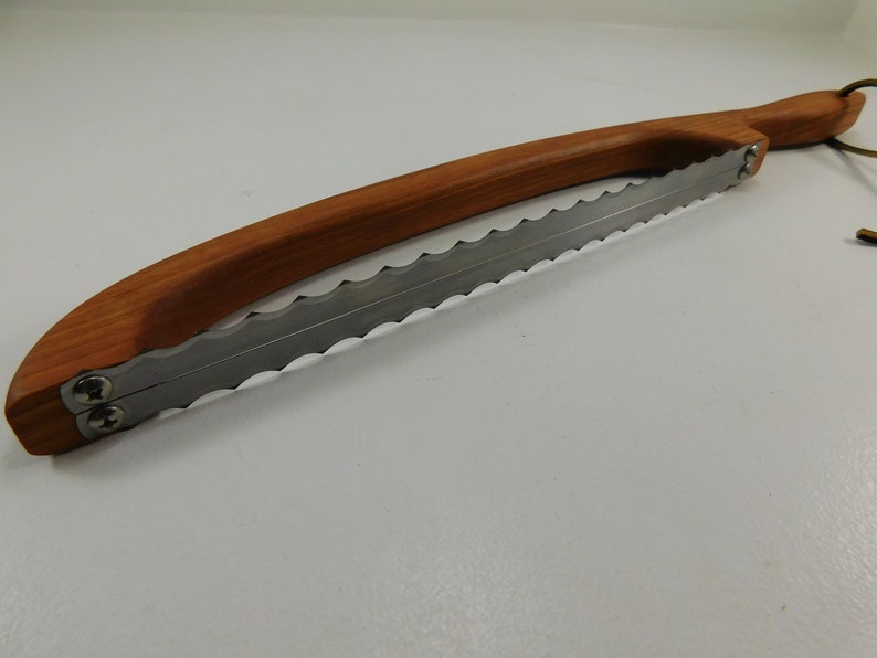 Double Edge Bread Knife Right AND Left Handed Combined / Etsy