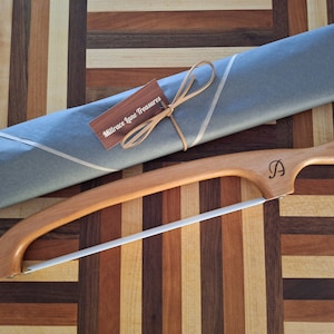 Bread Knife, Bread Bow Knife, Handmade  Bread Knife / Fiddle Bow Bread Knife / Gift Wrapped / Wedding Gift / Perfect Housewarming Gift