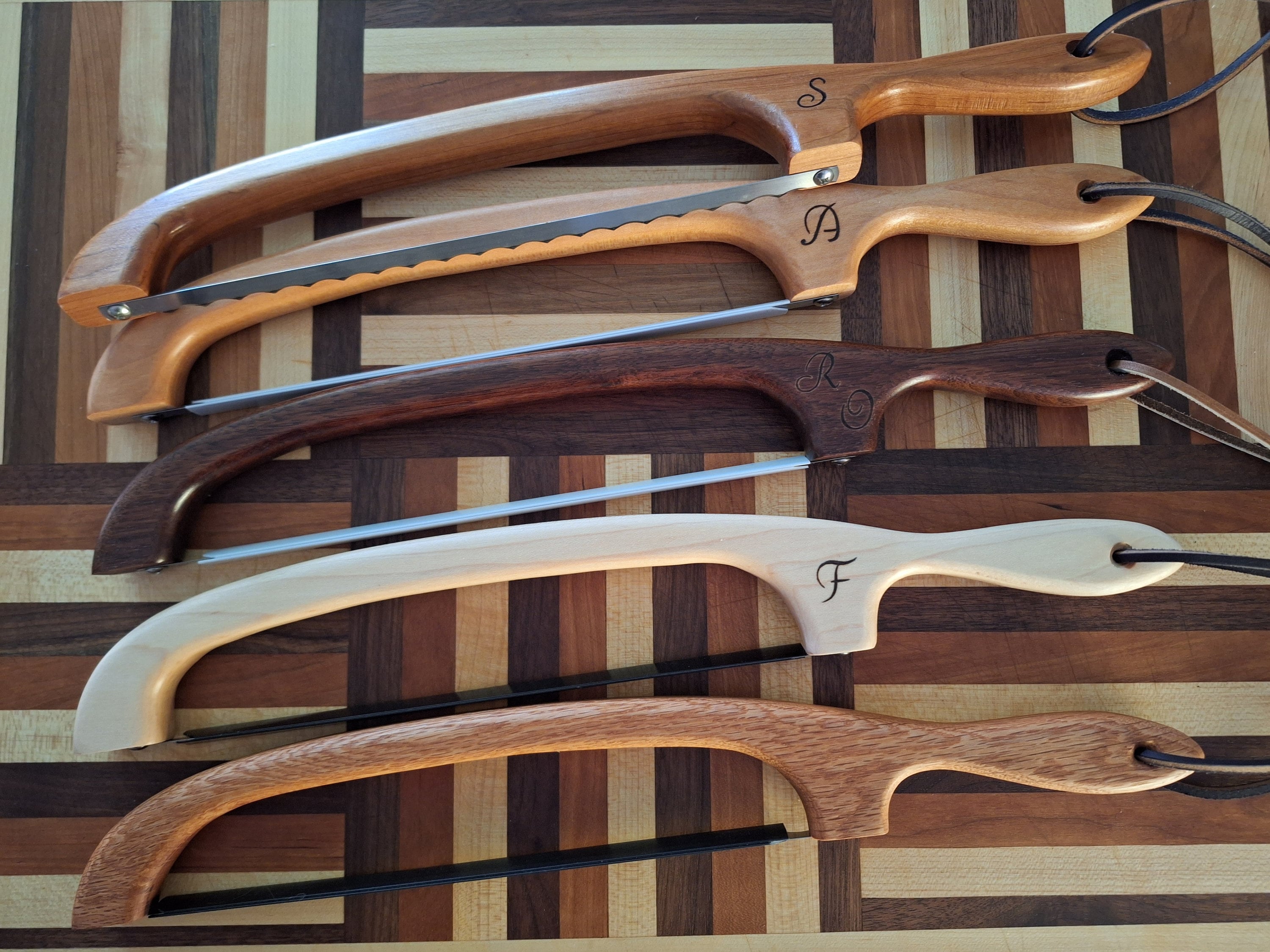 Handmade Bread Knife, Bow Bread Knife, Sourdough, Fiddle Bow Bread ...