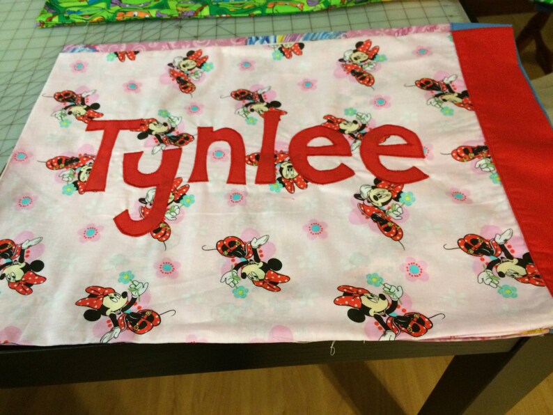 Personalized Travel Size Pillowcases Etsy