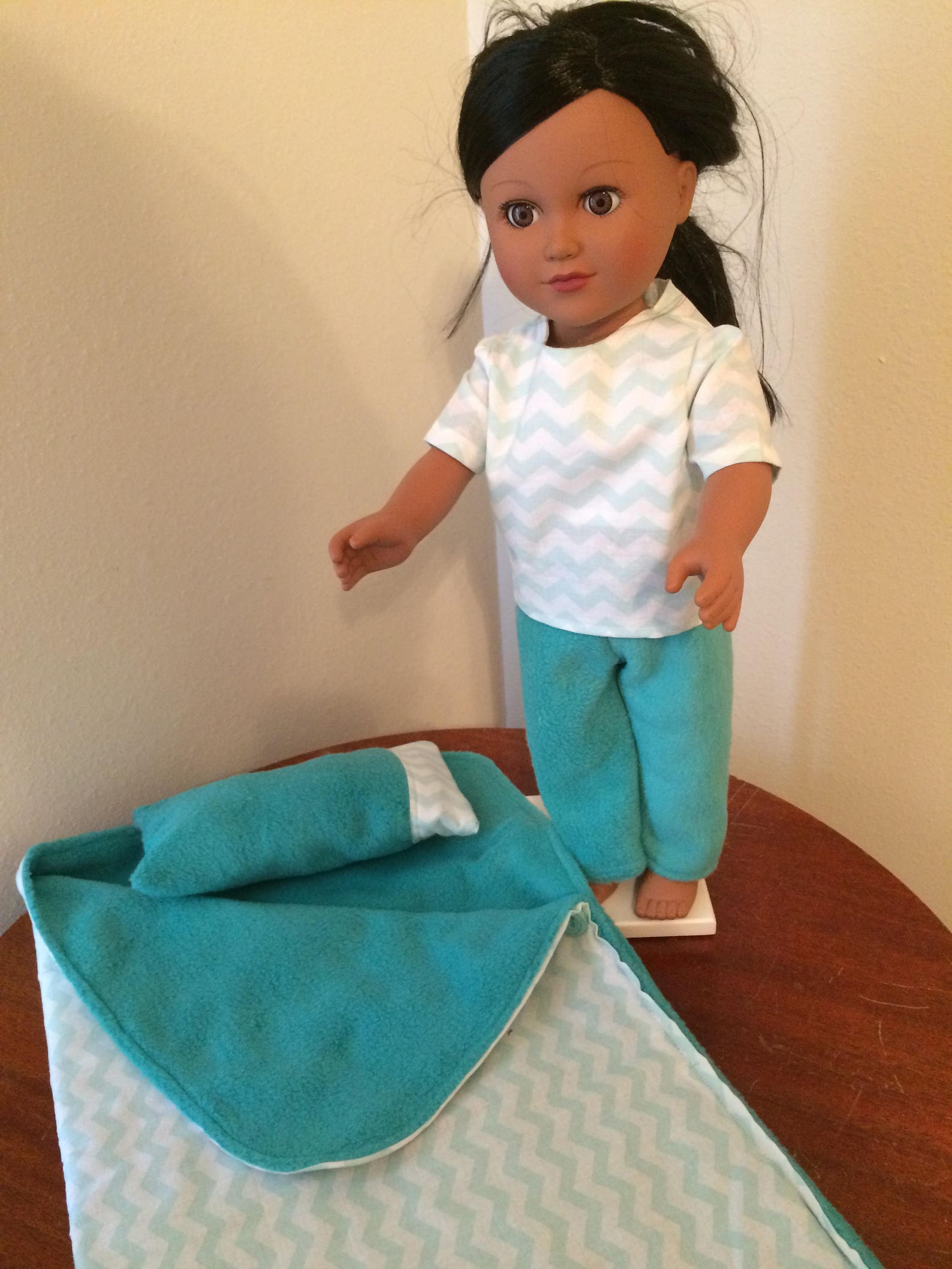 18 doll sleeping bag and pjs Etsy