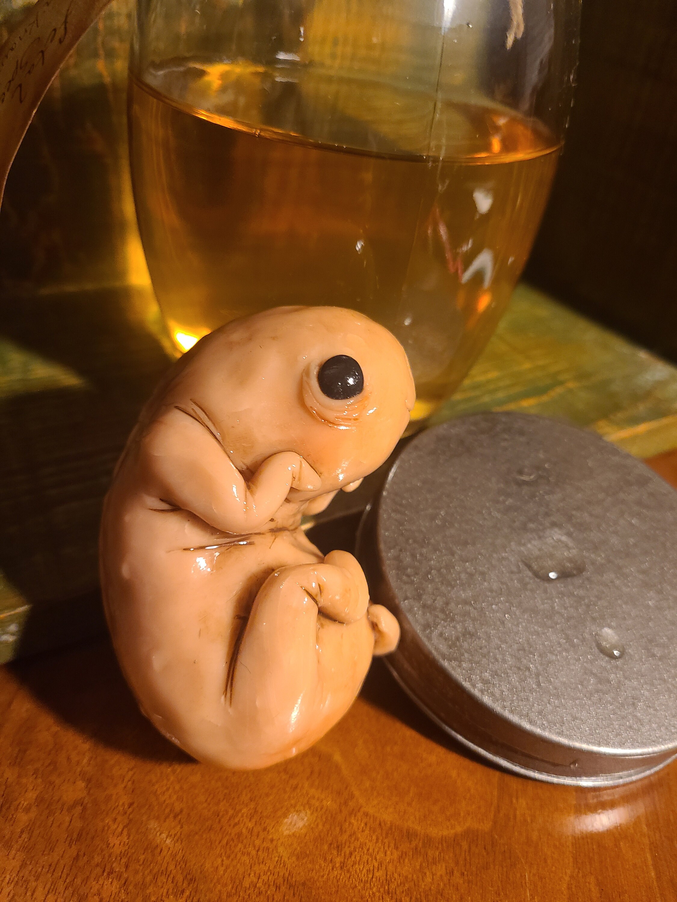 Original sculpt Extraterrestrial Alien cute bean fetus Etsy
