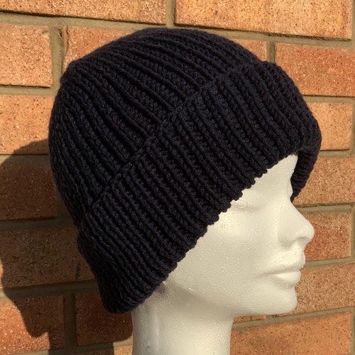 Fisherman Style Beanie KNITTING PATTERN ONLY No Finished Etsy