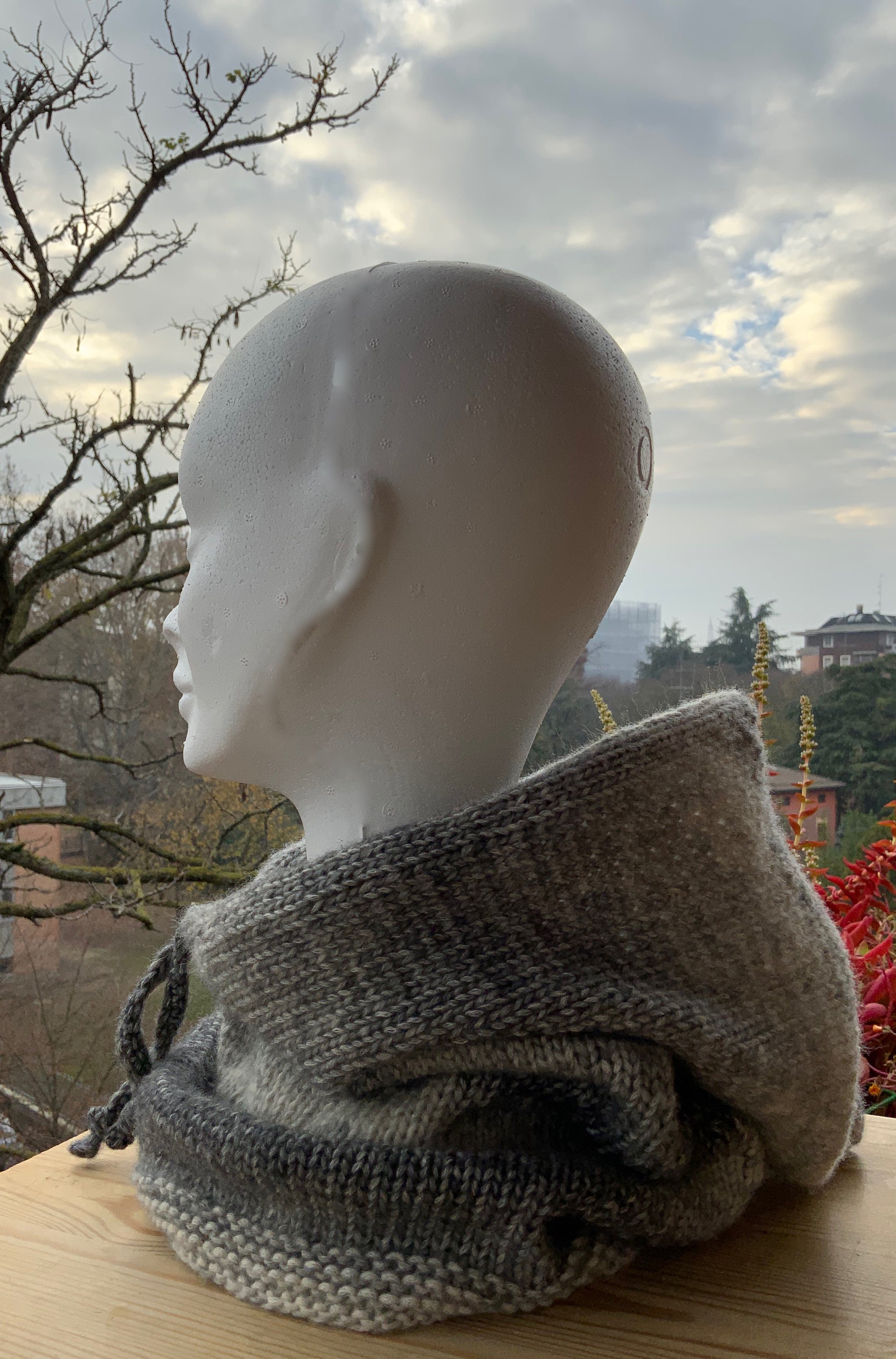 Cowl With Hood KNITTING PATTERN ONLY No Finished Product Etsy