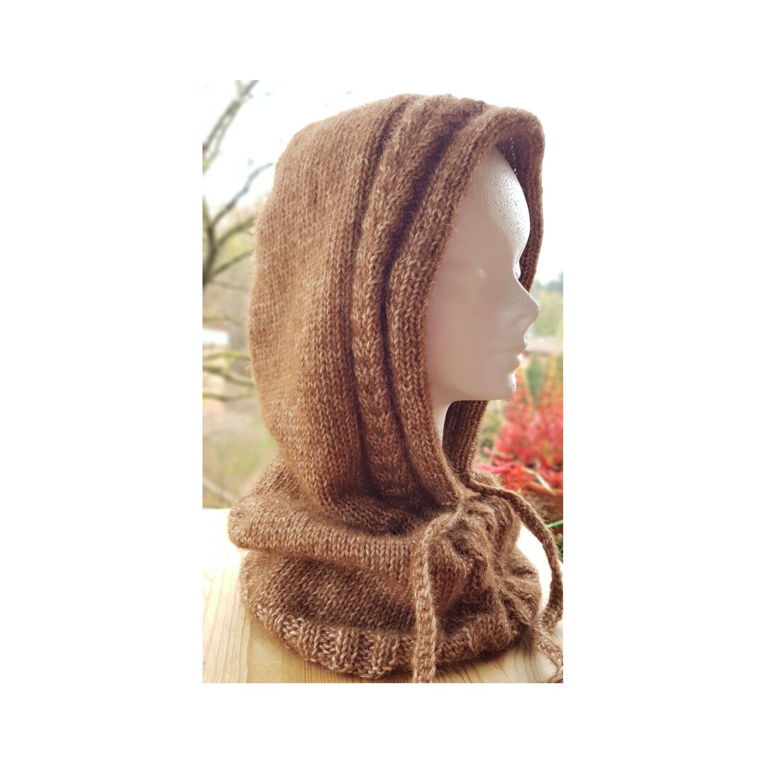 Cable Cowl With Hood KNITTING PATTERN ONLY No Finished Product Adult