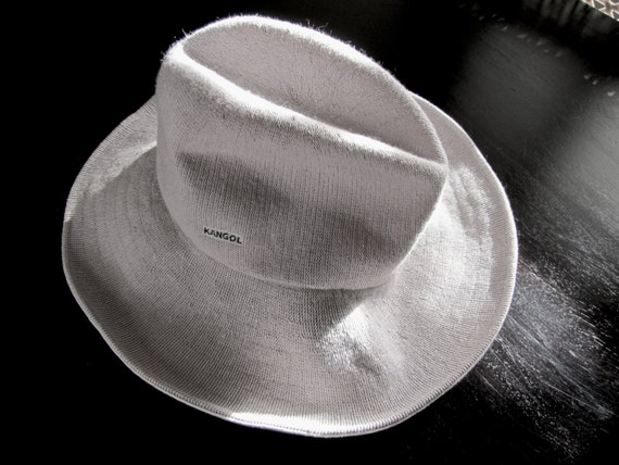 VINTAGE KANGOL HAT, Grey Sun Hat, Women's Accessor