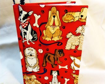 Cartoon Dogs Journal: Hand-Sewn Hardcover Book, Dog Lover Gift