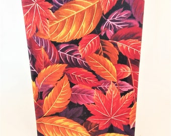 Colorful Autumn Leaves Journal, Lined Pages