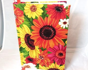 Flowers: thought-provoking hard-cover journal