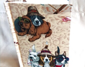 BEACH loving DOGS adorn cover, quotes and pics throughout