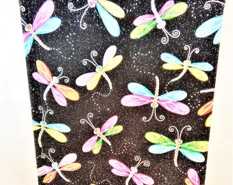 DRAGONFLY lovers will love to journal in this special handmade journal